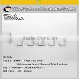 Waterfall Metal Display Hook Slatwll Bag Hook Cup Hook Supermarket Display