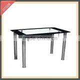 Dining Glass Square Table and Padded Coffee Table DT026