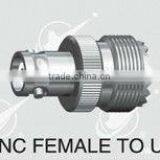 BNC female to UHF female, adapter connector