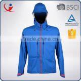 New Custom Design Casual Nylon Men Blue Outdoor Jacket in New Model