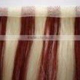 Skin Weft Human Hair Extensions Side by Side Colour thumbnail-1