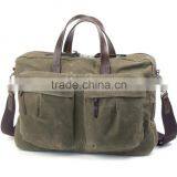 Waterproof Waxed Canvas Bag Waxed Canvas Briefcase thumbnail-3