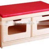 Kids Wooden Bench With Storage