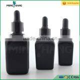 Black Glass Essential Oil Sample Bottle With Aluminum Dropper Wholesale thumbnail-6