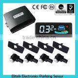 2016 Hot Plastic Flat Parking Sensor With LCD Dislay ED20-4-OL1