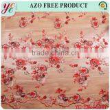 Chinese Flowering Crab-apple Type Design Embroidered Organza Fabric Embroidery thumbnail-2