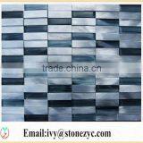 Strip Joint Luxury Black&white Decorative Wall Tiles Exterior/metal Mosaic/strip Tile thumbnail-1