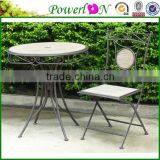 Antique Metal Folding Outdoor Patio Furniture thumbnail-1