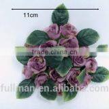 Artificial Silk Flowers Mini Roses Decorative Flowers Candle Ring thumbnail-2