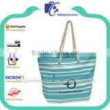 Wellpromotion Cute Design Stripe Cotton Handle Bag thumbnail-1