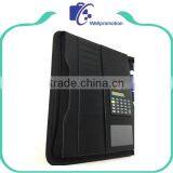 Custom Handmade pu Leather a4 Size File Holder With Calculator thumbnail-3