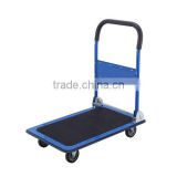 Laundry trolley cart with wheels