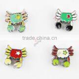 Zinc Alloy Metal Enamel Crab Charm thumbnail-2