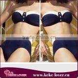 Top Quality Two Pieces Bikini Contest Sexy Swimwear High Waist Hot Open Girl Swimwear Fashion 2015 Plus Size Sexy Bikini thumbnail-1
