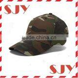 6 Panle Custom Distressed Blank Camo Hats Camo Baseball Cap thumbnail-5
