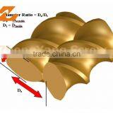 Element Screws Segmented Modular Cylinder Parallel Twin Screw Barrel Pelletizing Screw Barrel