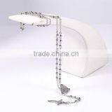 Most Popular New Fashion Jesu Cross Silver Beads Chain Necklace for Christmas Gift thumbnail-4