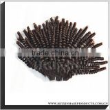 Machine Weft Natural Black 100% Pure Virgin Brazilian Hair Styling