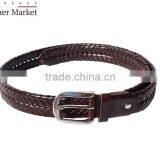 Leather Braided Belt Italian Belts Genuine Leather Florence Leather Fashion thumbnail-3