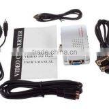Computer Laptop PC VGA To Video Universal PC VGA to TV AV RCA Signal Adapter Converter Video Switch Box Supports NTSC PAL System thumbnail-6