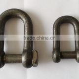 Forged European trawling shackle D shackle