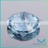 106# Round Shape Light Sapphire Blue Synthetic Spinel Loose Stones thumbnail-3