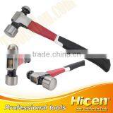 Tri-Color Coated Fiberglass Handle Ball Pein Hammer thumbnail-1
