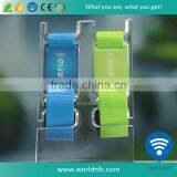 Promotion Low Price Fabric Passive 13.56mhz RFID Wristband thumbnail-2