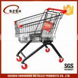 Shopping Carry Cart With Painted Base and Basket thumbnail-1