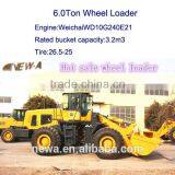 2016 Hot Sale 6ton ZL60 Chinese Wheel Loader thumbnail-2