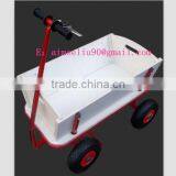 Wooden Kids Wagon With Brake Children Cart thumbnail-1