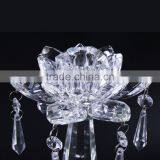 Professional Made Unique Design Round Based Crystal Candelabra for Sale thumbnail-2