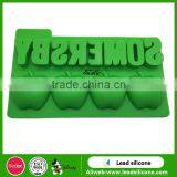 FDA Personalized Apple Shape Silicone Ice Cube Tray,Ice Cube Tray thumbnail-3
