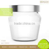 2014 Hot Selling Fancy Small Glass Honey Container
