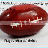 Soccer Ball Shape Compressed Towel / Magic Towel thumbnail-1