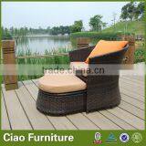Aluminum Frame Rattan Outdoor Wicker Leisure Chair thumbnail-1