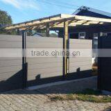 High Quality Decorative Easily Assembled WPC Fence Wood Plastic Composite Garden thumbnail-2