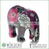 Wholesale Hand Painted OEM Art Decor Cute Novelty Ceramic Elephant Money Bank thumbnail-1
