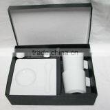 Lifestyle Promotional Porcelain Espresso Coffee Cup and Saucer Set With Spoon thumbnail-5