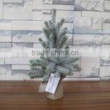 Flocked Pine Tree With Burlap Base thumbnail-1