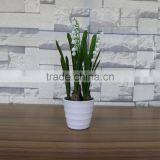 Potted Artificial White Flowers Bonsai thumbnail-1