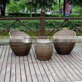 Stackable Garden Rattan Sofa Set Cheap Wicker Coffee Table Set thumbnail-3
