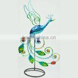 Glass Jewellery Display With Peacock thumbnail-1