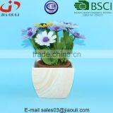 Water Transfer Printing Wood Ceramic Planters Square thumbnail-2