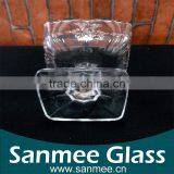Large Size Square Shape Ice Cream Glass Cup thumbnail-3