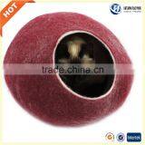 Cheap Natural Sheep Wool Hand Felted Cat House in Stock thumbnail-5