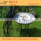 Outdoor Flod Furniture Ceramic Mosaic Garden Coffee Table Set Designs thumbnail-2