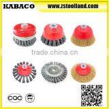 100mm Steel Wire Cup Brush Machine With a Steel Wire Brush thumbnail-1