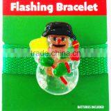 Christmas Parties Party Supply Led Light Snowman Elastic Braid Bracelet thumbnail-5