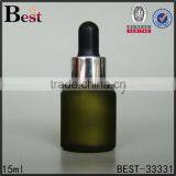 15ml China Cosmetic Essence Perfume Glass Bottle Factories Big Rubber Black Plastic Dropper Bottle Glass Wholesale thumbnail-4